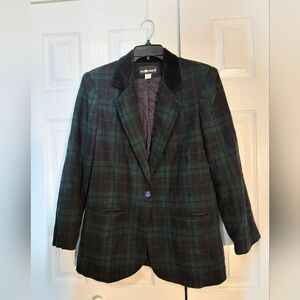 Vintage Blackwatch Plaid Blazer 8